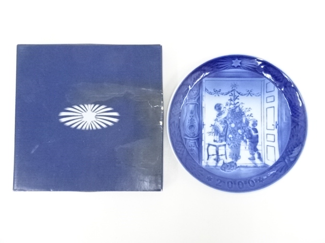 Royal Copenhagen　ロイヤルコペンハーゲン　イヤープレート（2000年）（箱付）